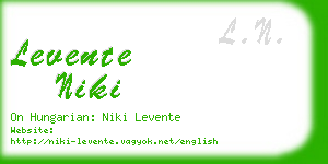 levente niki business card
